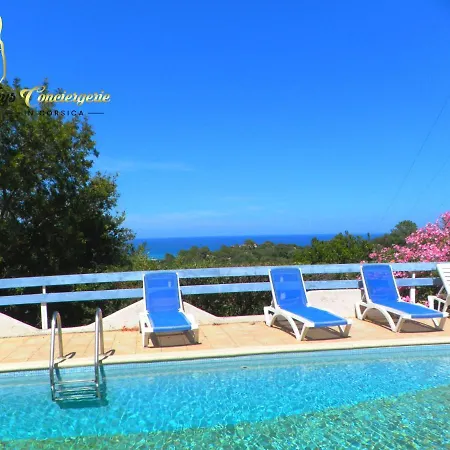 Studio 26m2 Terrasse Vue Mer Piscine 5min Plage De La Testa 20144 公寓 宗扎