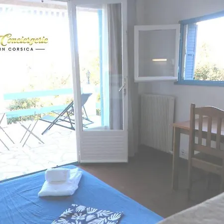 Studio 26m2 Terrasse Vue Mer Piscine 5min Plage De La Testa 20144 公寓