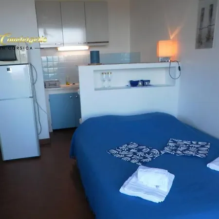 Studio 26m2 Terrasse Vue Mer Piscine 5min Plage De La Testa 20144 * 宗扎